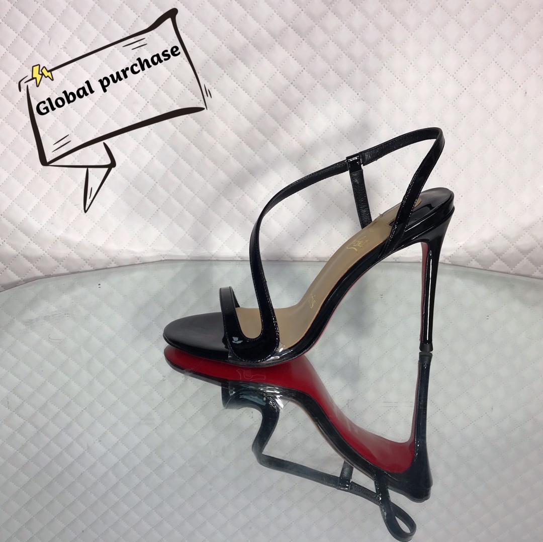 NO:574039,High-end customized spring and summer sandals classic series!  H10Cm, size 34-42., Genuine leather outsole, customized, non-refundable, -047 black leather, official website synchronization, standard European size Reference:-047 Colorl: black Material: patent Lining: goat leather Heel high: 10Cm Sole: leather sole Size: EUR 34-42 (US 4-11):,, christian louboutin, sandals, Leather soles19860909高端订制 春夏凉鞋精典款系列！ H10Cm,尺码34-42码. ,真皮大底,订制不退不换,－047黑柒皮,官网同步 标准欧码 Reference:-047 Colorl:black Material:patent Lining:goat leather Heel heigh:10Cm Sole:leather sole Size:EUR 34－42（US 4一11) :,,christian louboutin,sandals,Leather soles,Women's Shoes