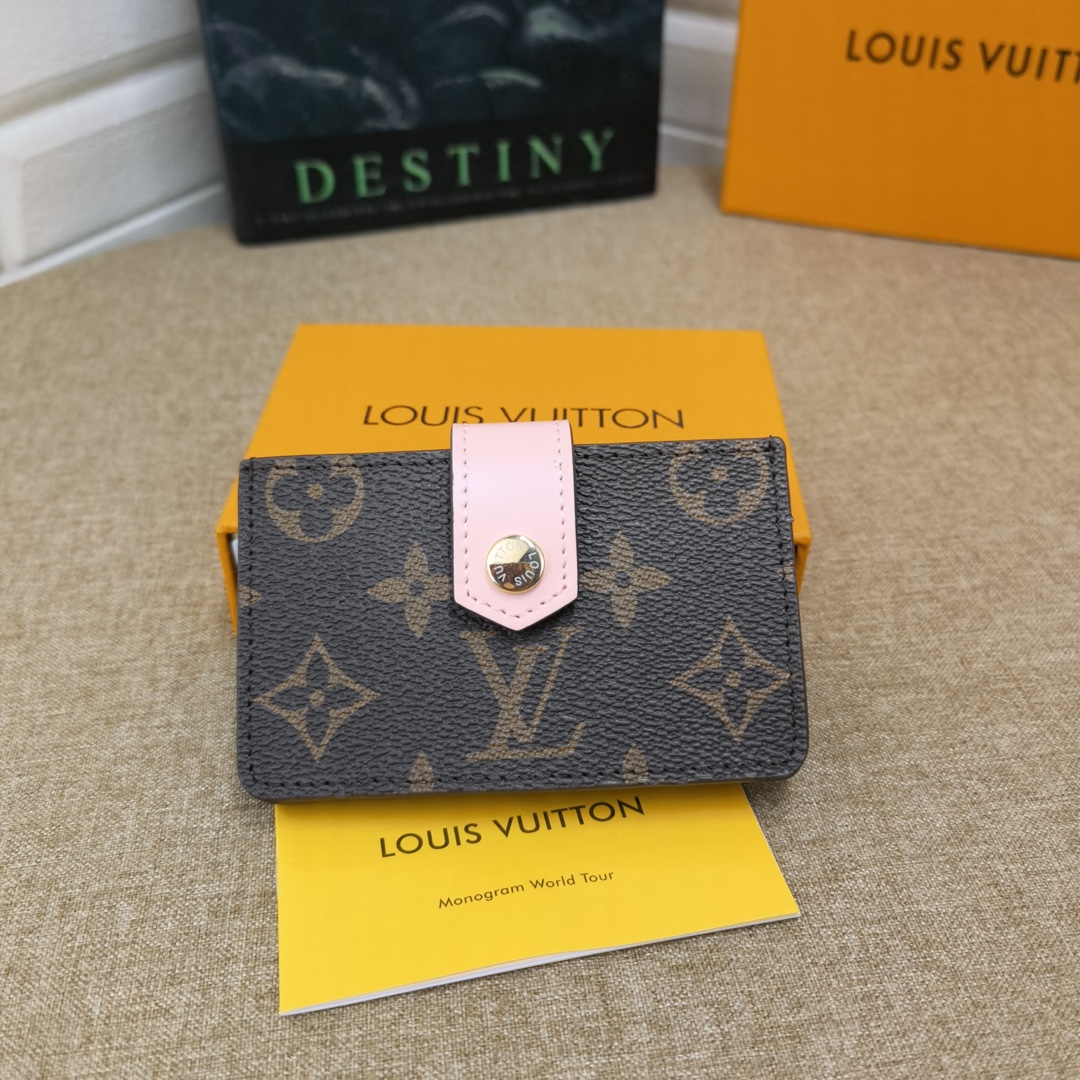 Damier Card Holder - Back View Damier card holder back view