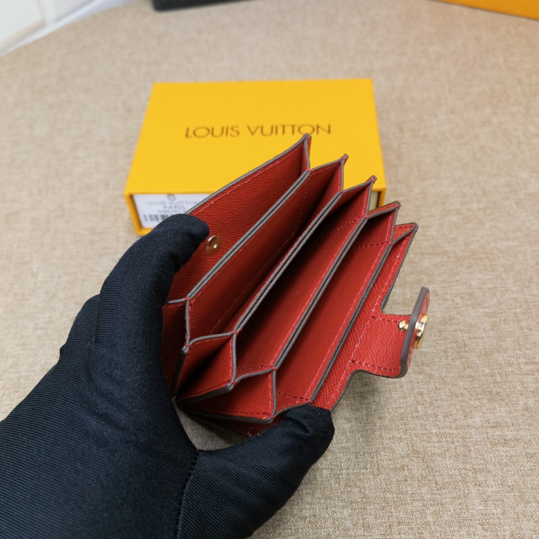 Damier Card Holder - In Hand Damier card holder in hand