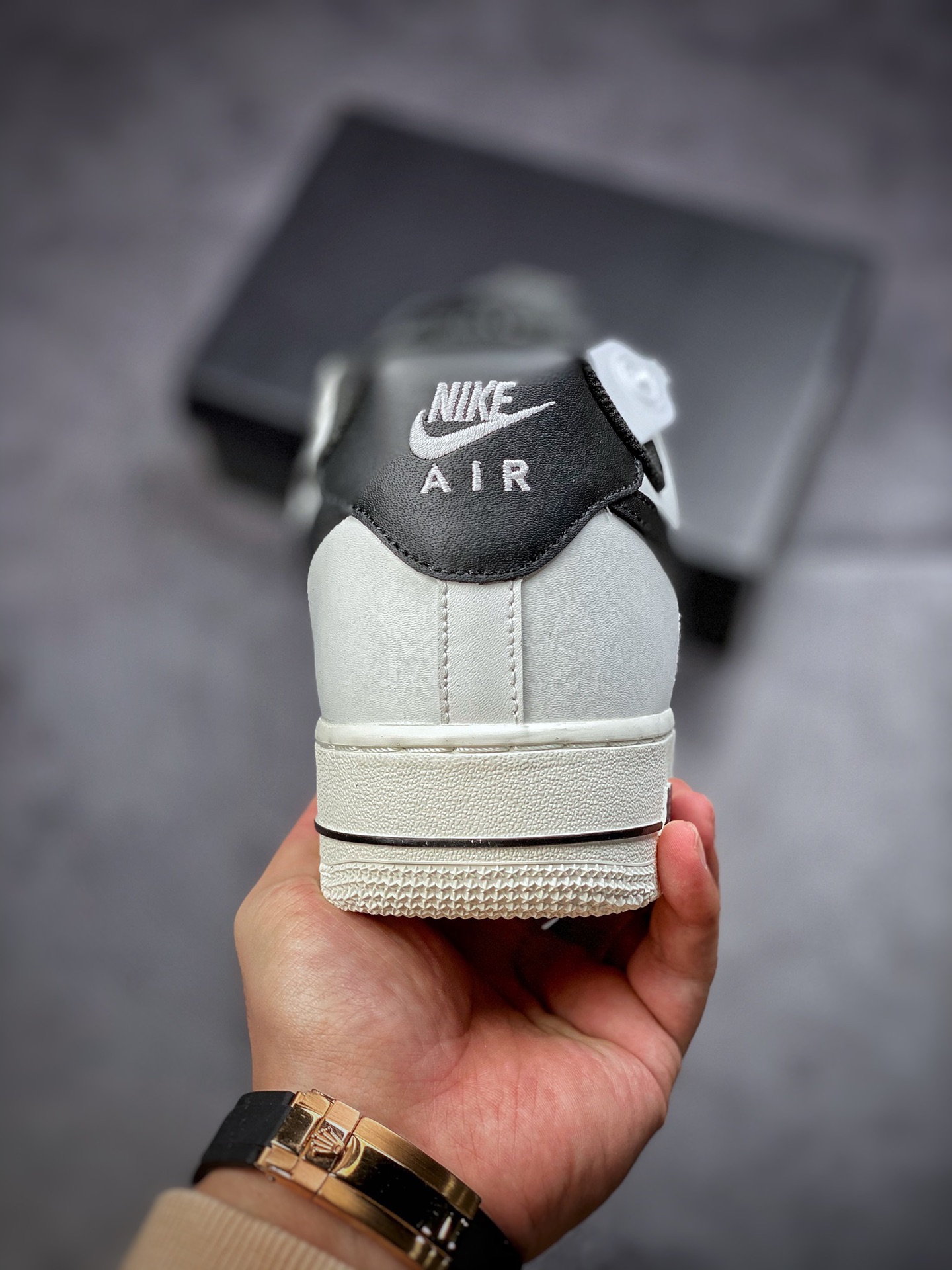 220  Nike Air Force 1 Low 07 黑白灰拼接 原楦头原纸板 打造纯正空军版型RS2696-112