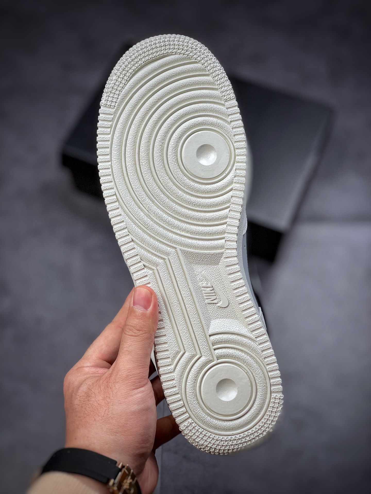 220  Nike Air Force 1 Low 07 黑白灰拼接 原楦头原纸板 打造纯正空军版型RS2696-112