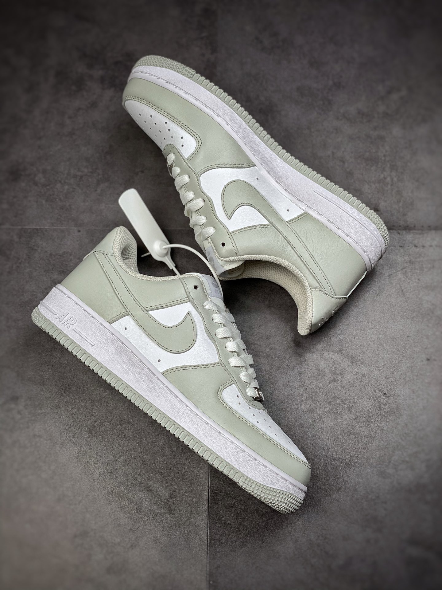 200  Nike Air Force 1 Low 07 浅白灰拼接 原楦头原纸板 AA1726-201