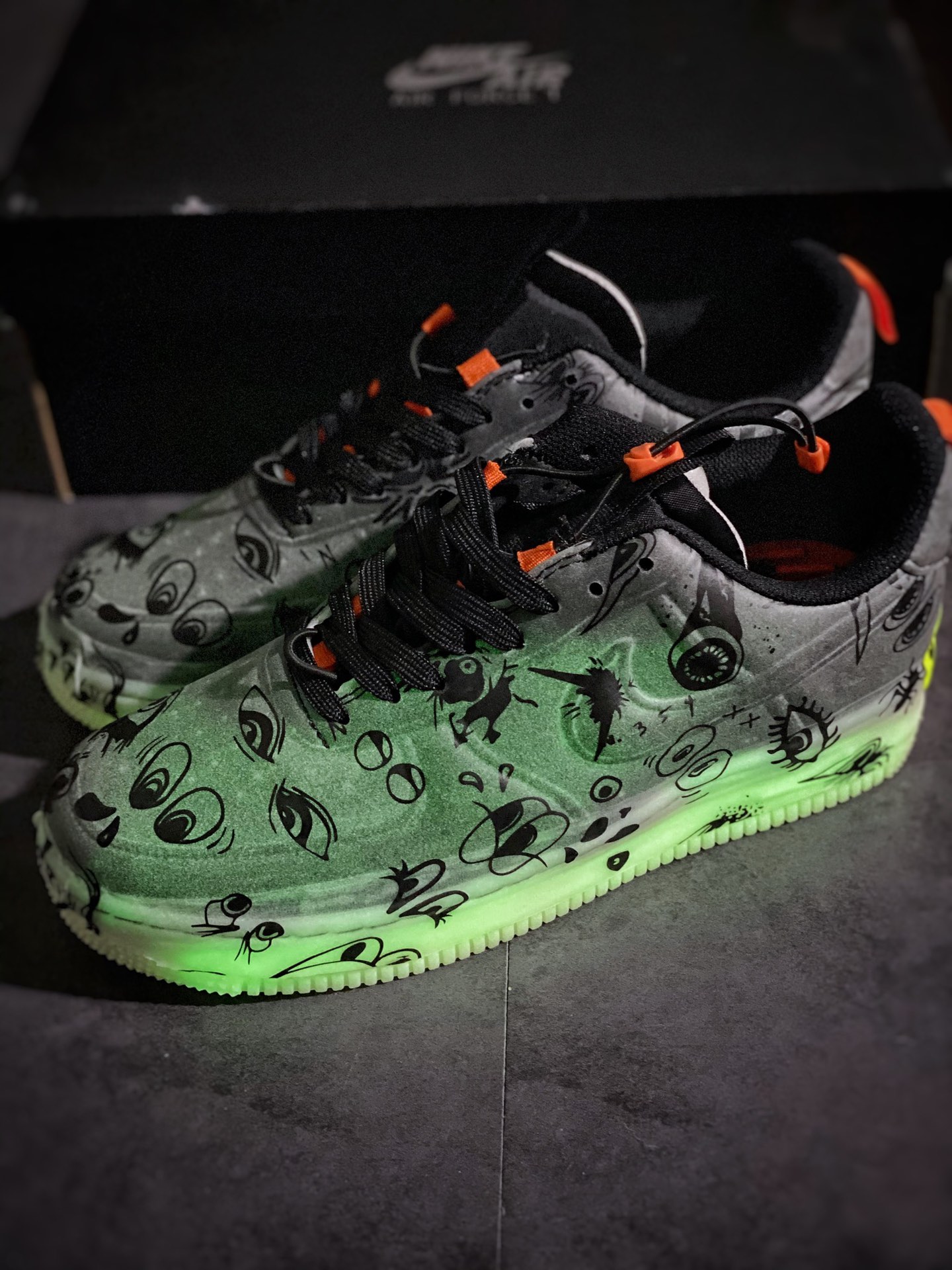 290  Nike Air Force 1 Experimental ‘Halloween’ 黑橙 万圣节DC8904-001