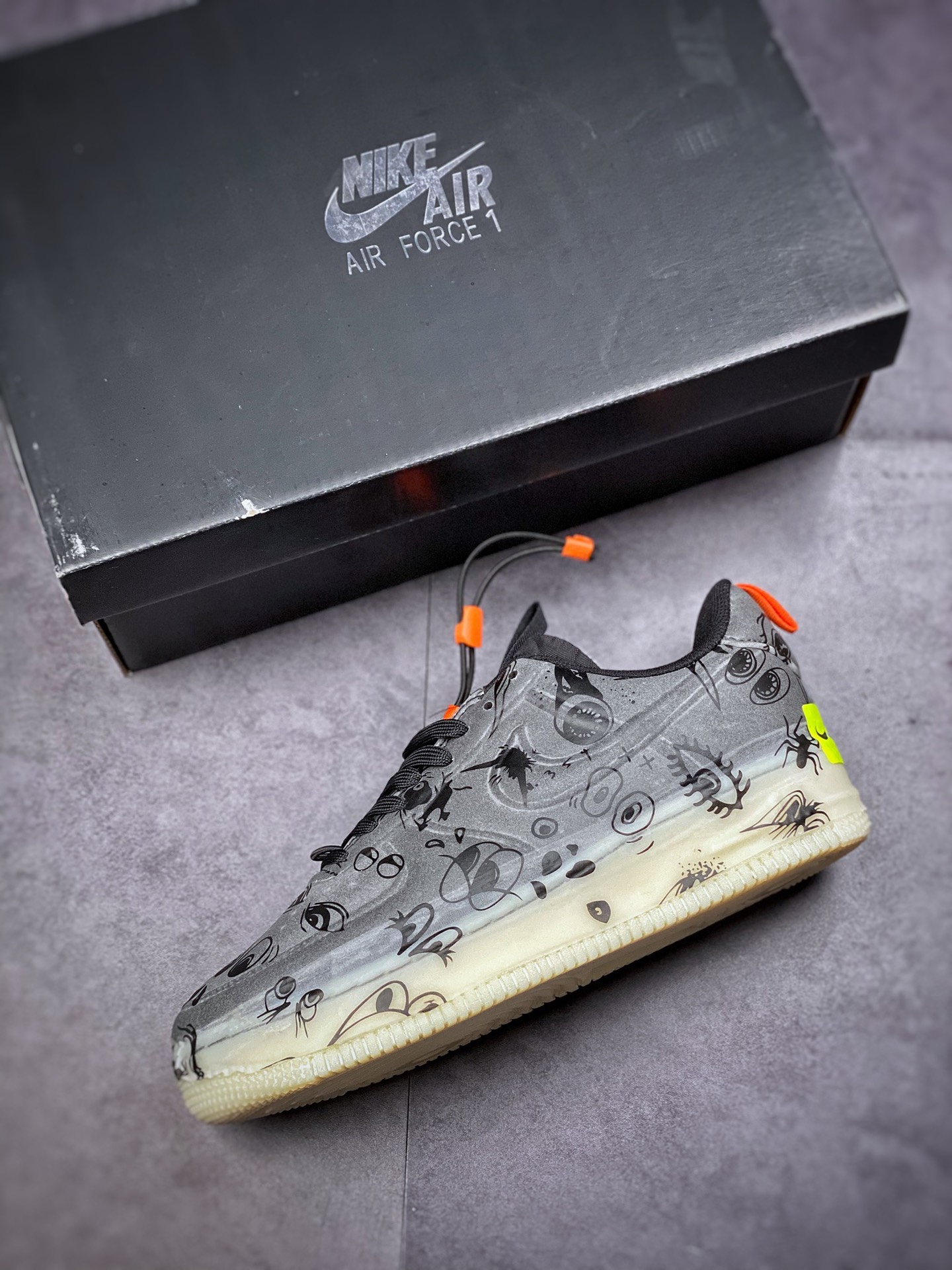 290  Nike Air Force 1 Experimental ‘Halloween’ 黑橙 万圣节DC8904-001