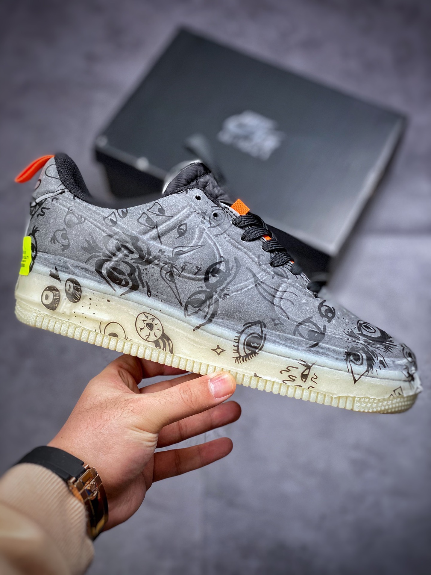 290  Nike Air Force 1 Experimental ‘Halloween’ 黑橙 万圣节DC8904-001