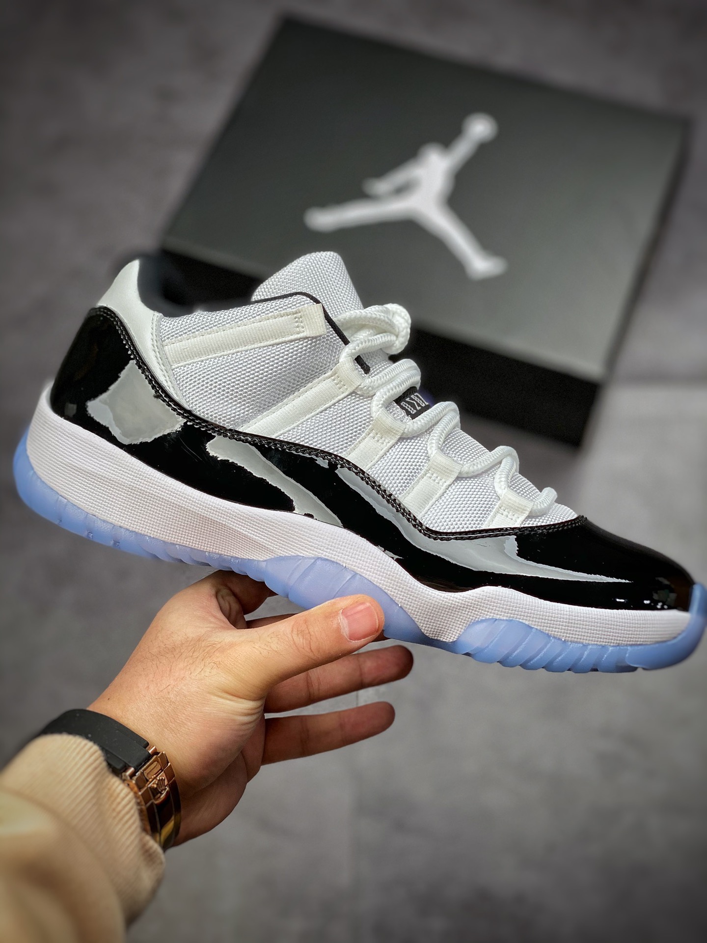 330  #完美打造 Air Jordan AJ11 Low 康扣 原楦原档案数据开模打造 528895-153