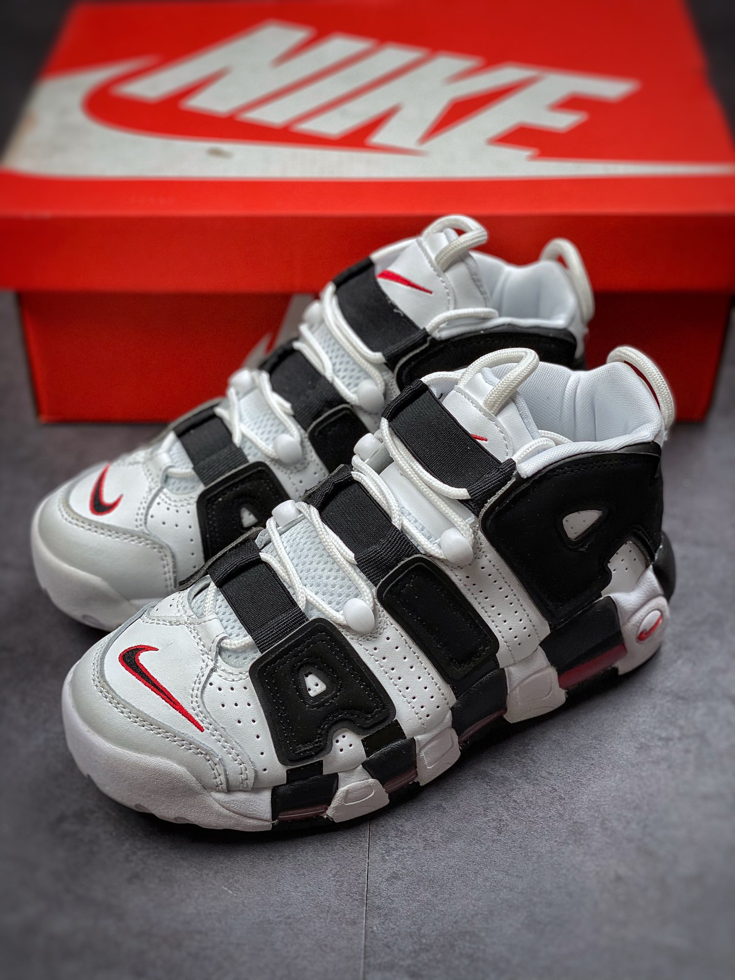 260  Nike Air More Uptempo OG耐克 皮蓬全掌气垫篮球鞋 414962-105