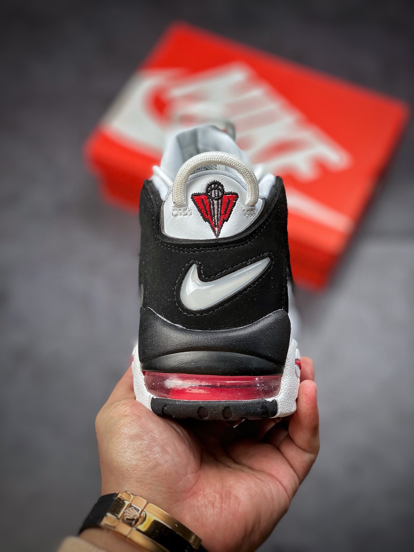 260  Nike Air More Uptempo OG耐克 皮蓬全掌气垫篮球鞋 414962-105