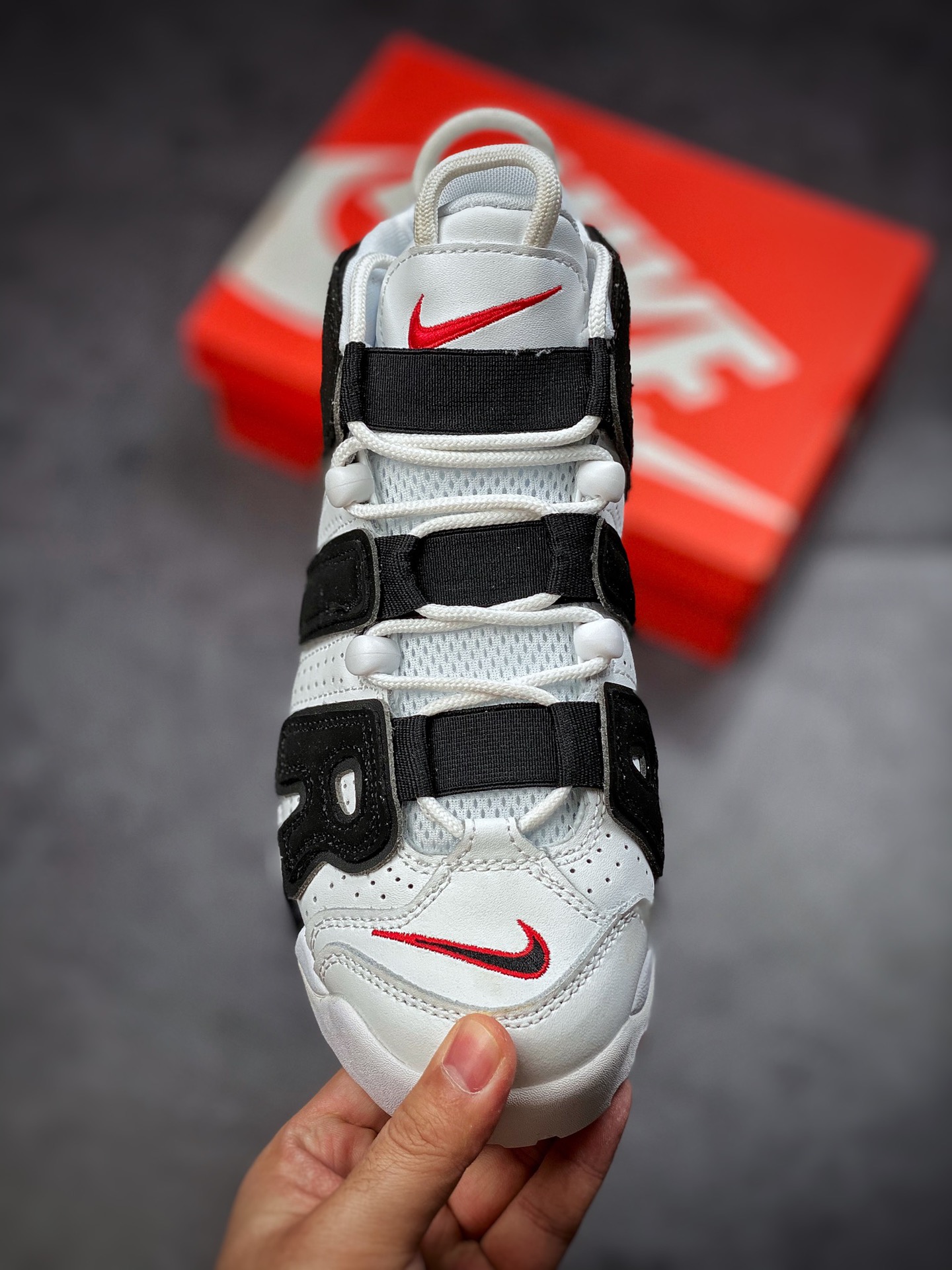 260  Nike Air More Uptempo OG耐克 皮蓬全掌气垫篮球鞋 414962-105