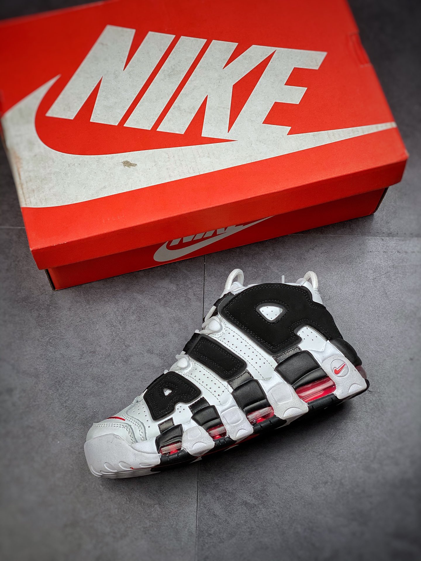 260  Nike Air More Uptempo OG耐克 皮蓬全掌气垫篮球鞋 414962-105