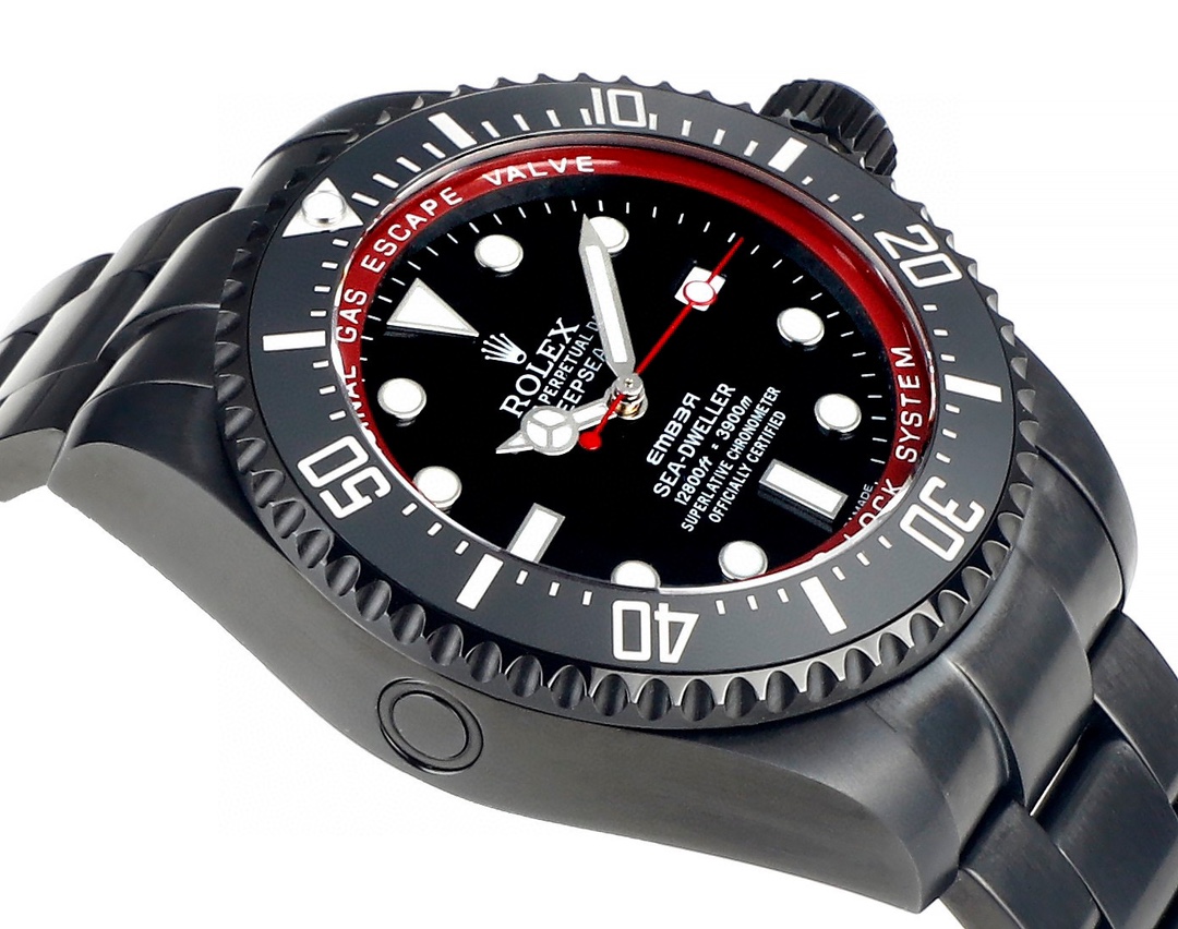 劳力士ROLEX SEA深潜系列海外定制版“红魔/蓝/黑”惊艳降临。搭载海鸥2836机芯