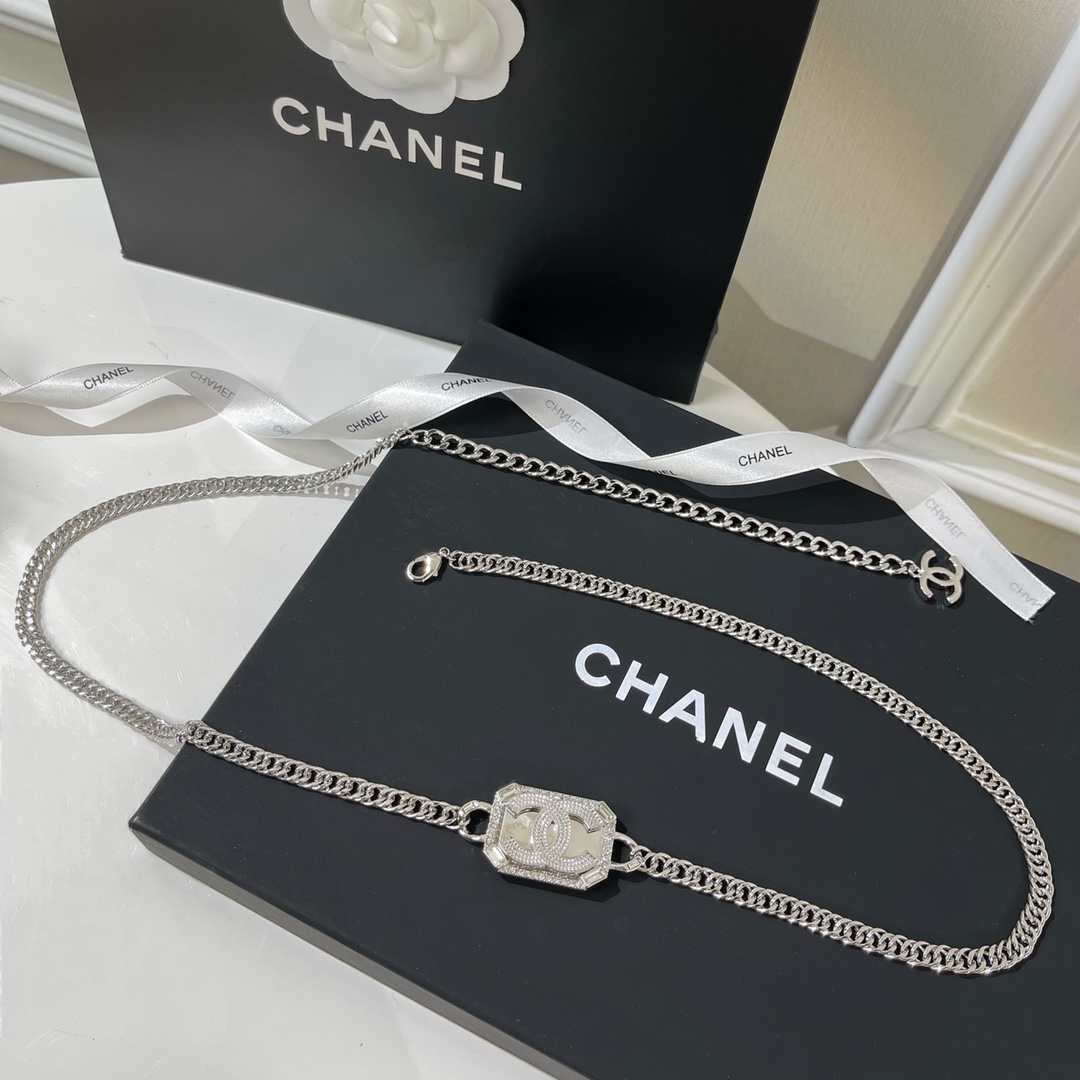 新款☑️CHANEL香奈儿双c腰带腰链