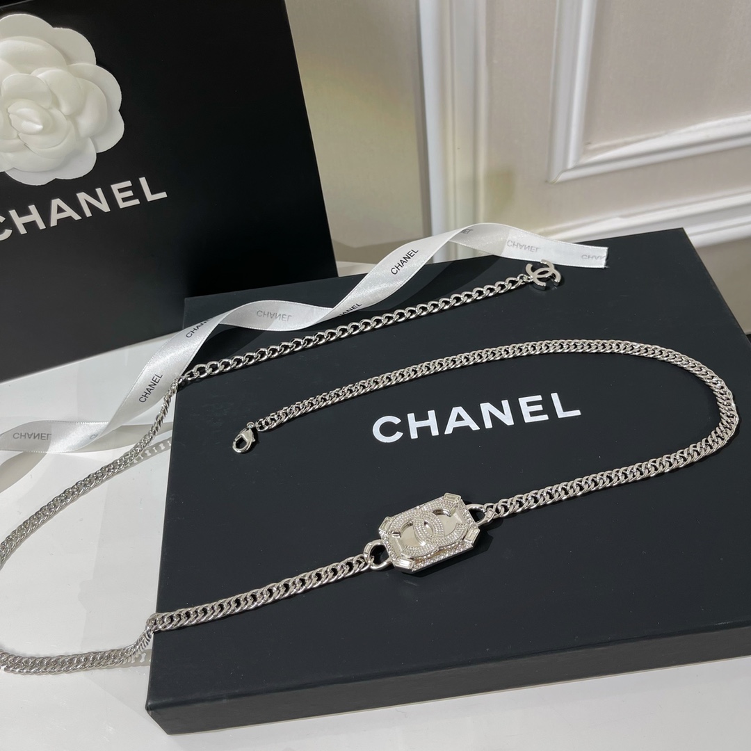 新款☑️CHANEL香奈儿双c腰带腰链