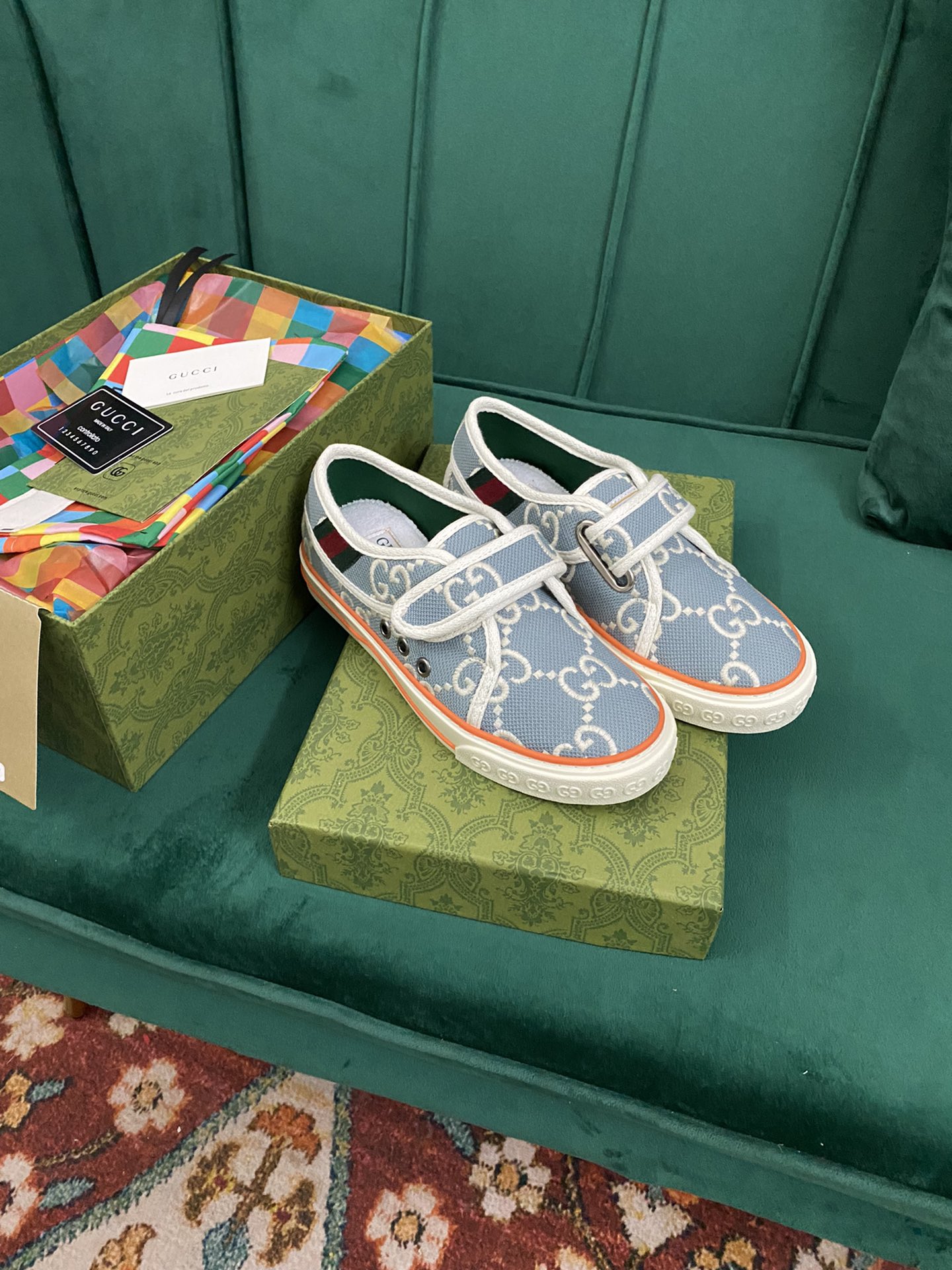 Versión superior. ¡Llegada Gucci tenis 1977 serie clásica izquierda zapatos de lona ...2022 modelos 