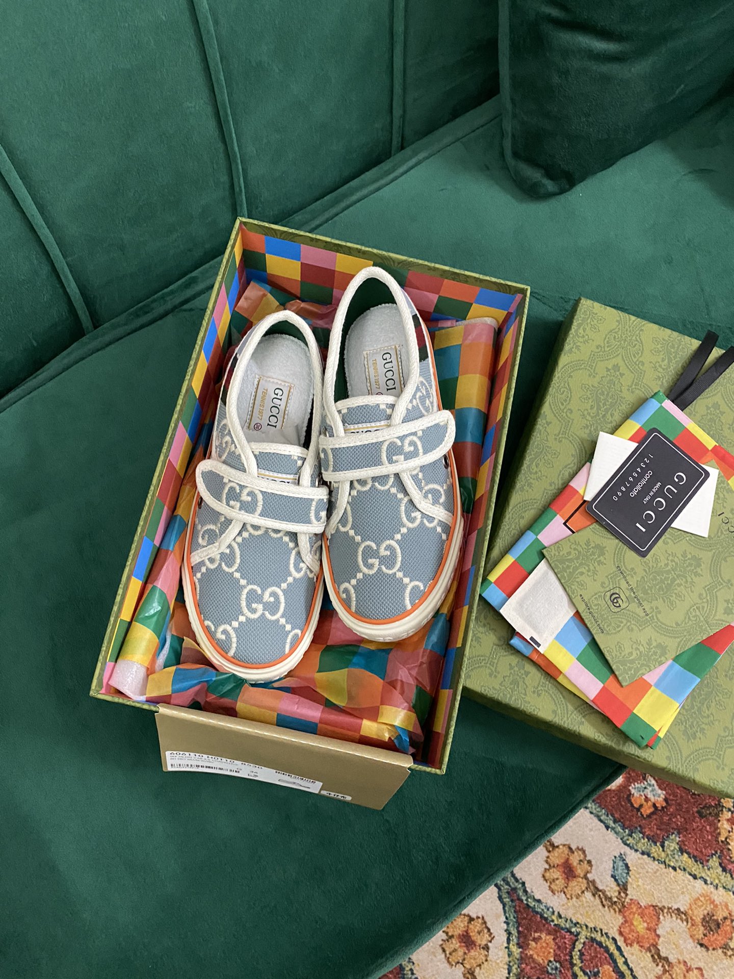 Versión superior. ¡Llegada Gucci tenis 1977 serie clásica izquierda zapatos de lona ...2022 modelos 