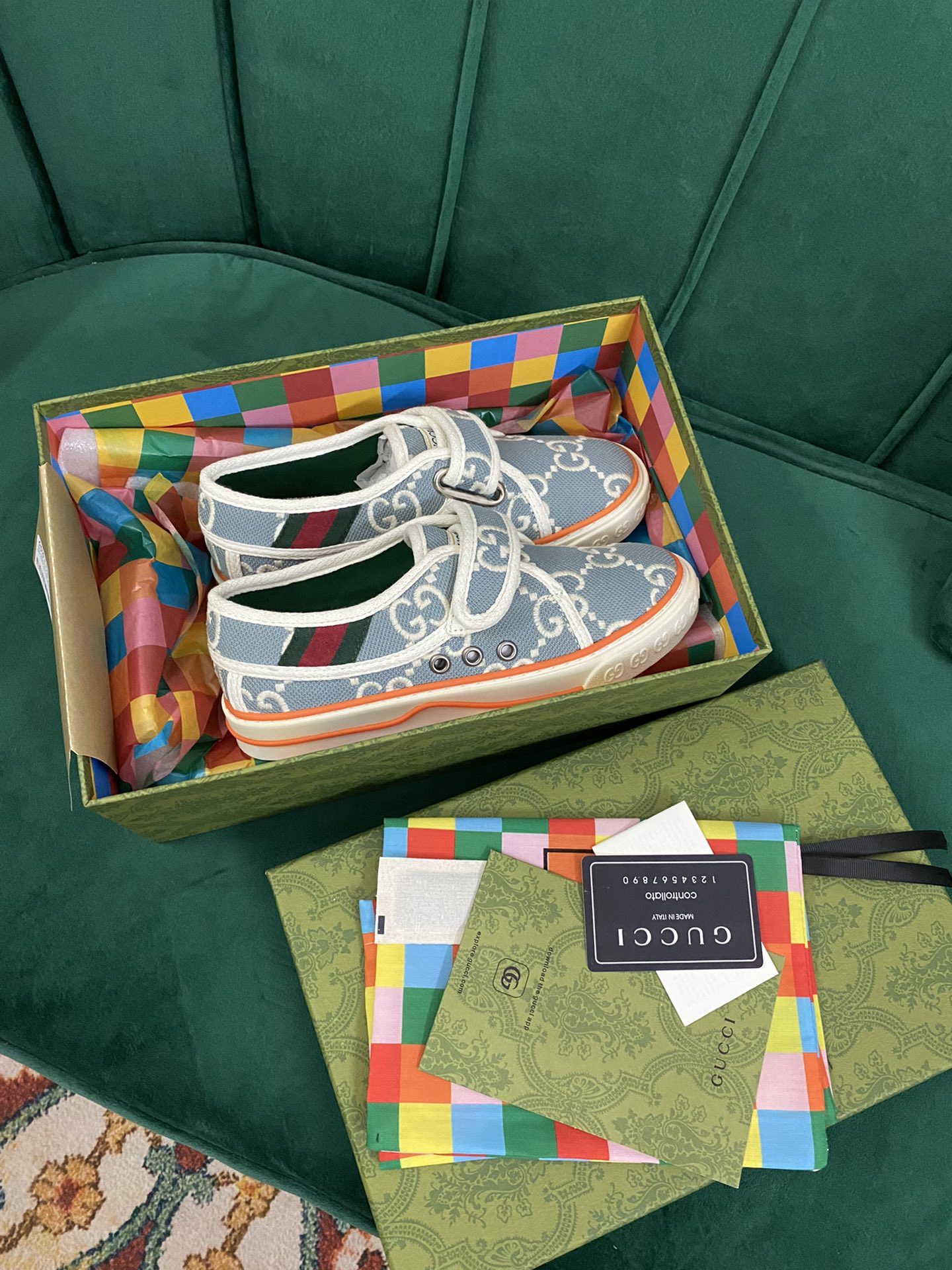 Versión superior. ¡Llegada Gucci tenis 1977 serie clásica izquierda zapatos de lona ...2022 modelos 