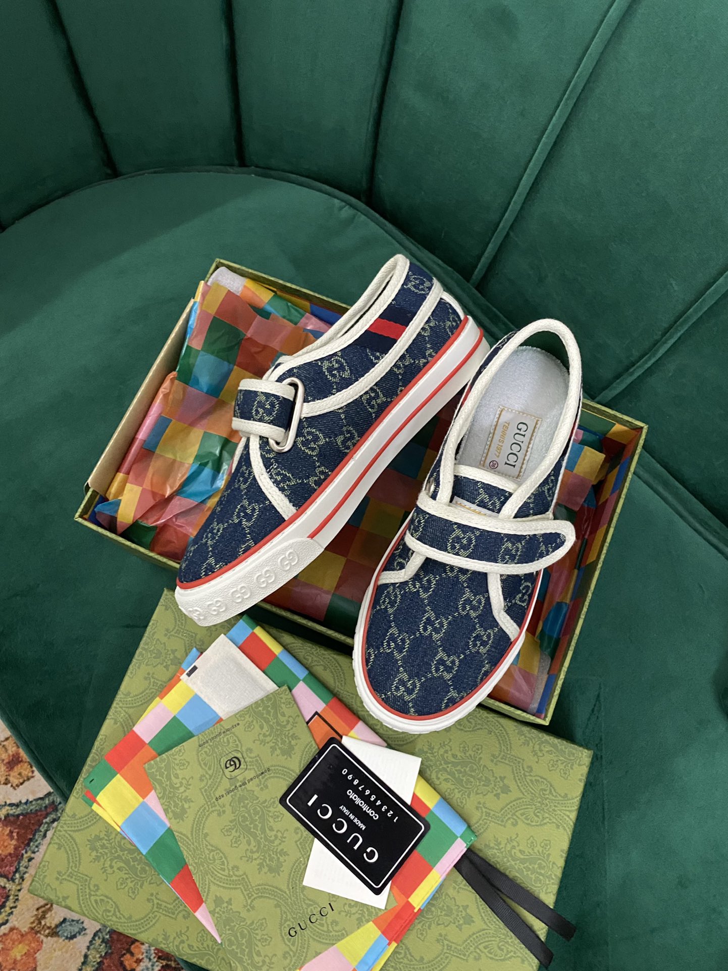 . llegada Gucci tenis 1977 Classic Lefebvre serie zapatos de lona ...2022 modelos recomendados calie