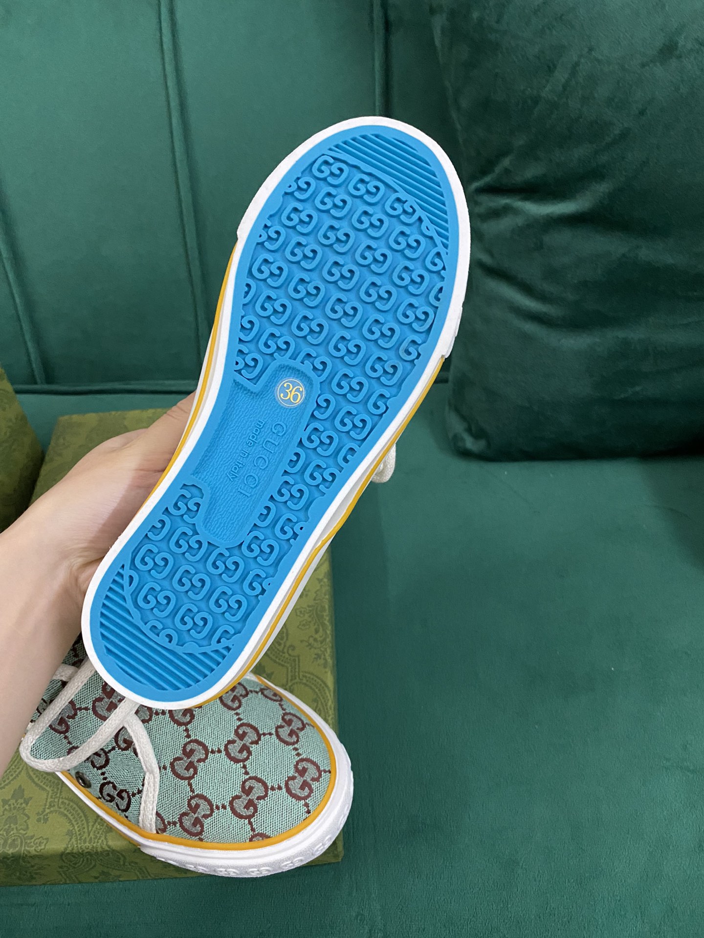 . llegada Gucci tenis 1977 Classic Lefebvre serie zapatos de lona ...2022 modelos recomendados calie