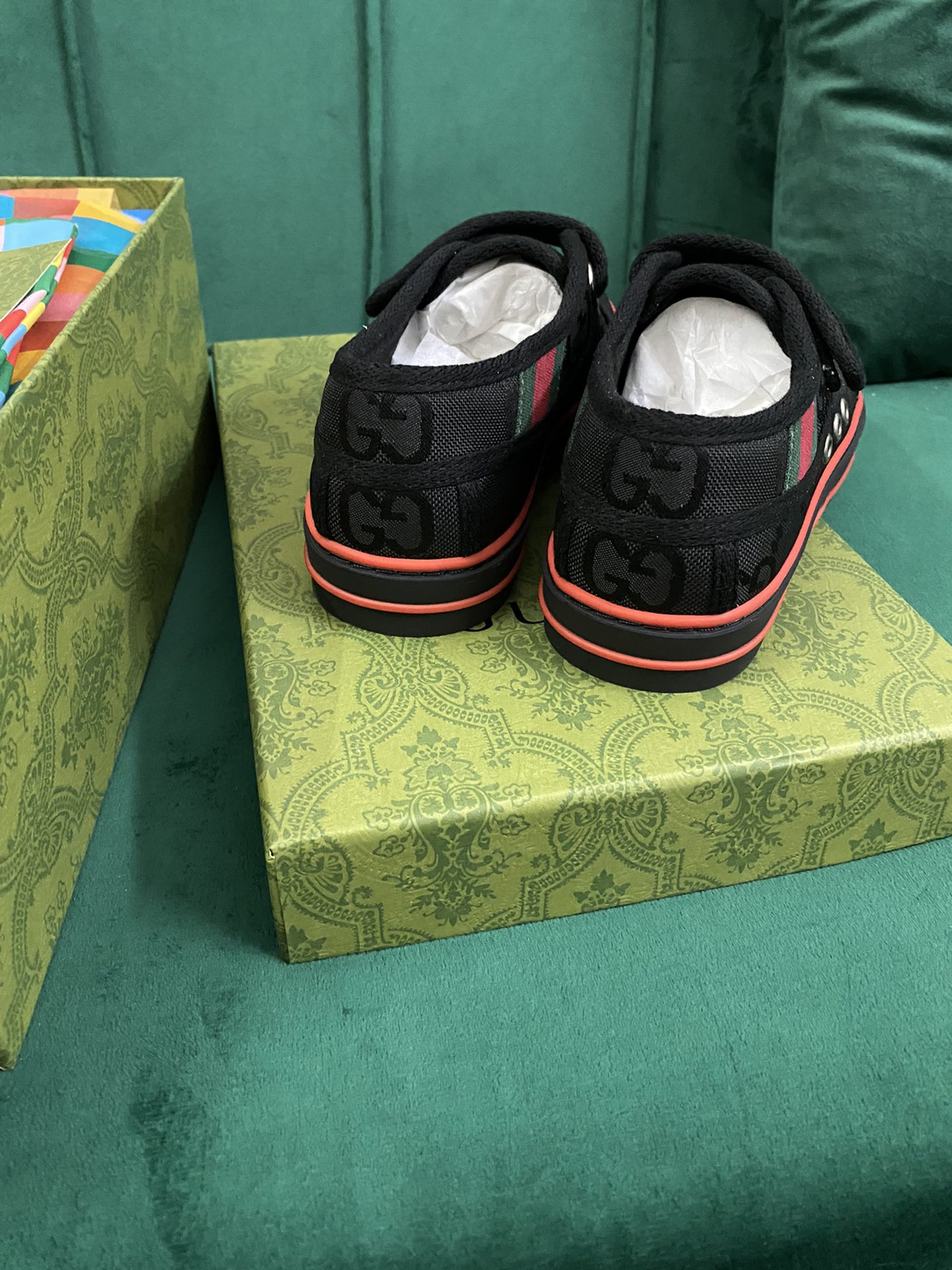 Versión superior. ¡Llegada Gucci tenis 1977 serie clásica izquierda zapatos de lona ...2022 modelos 