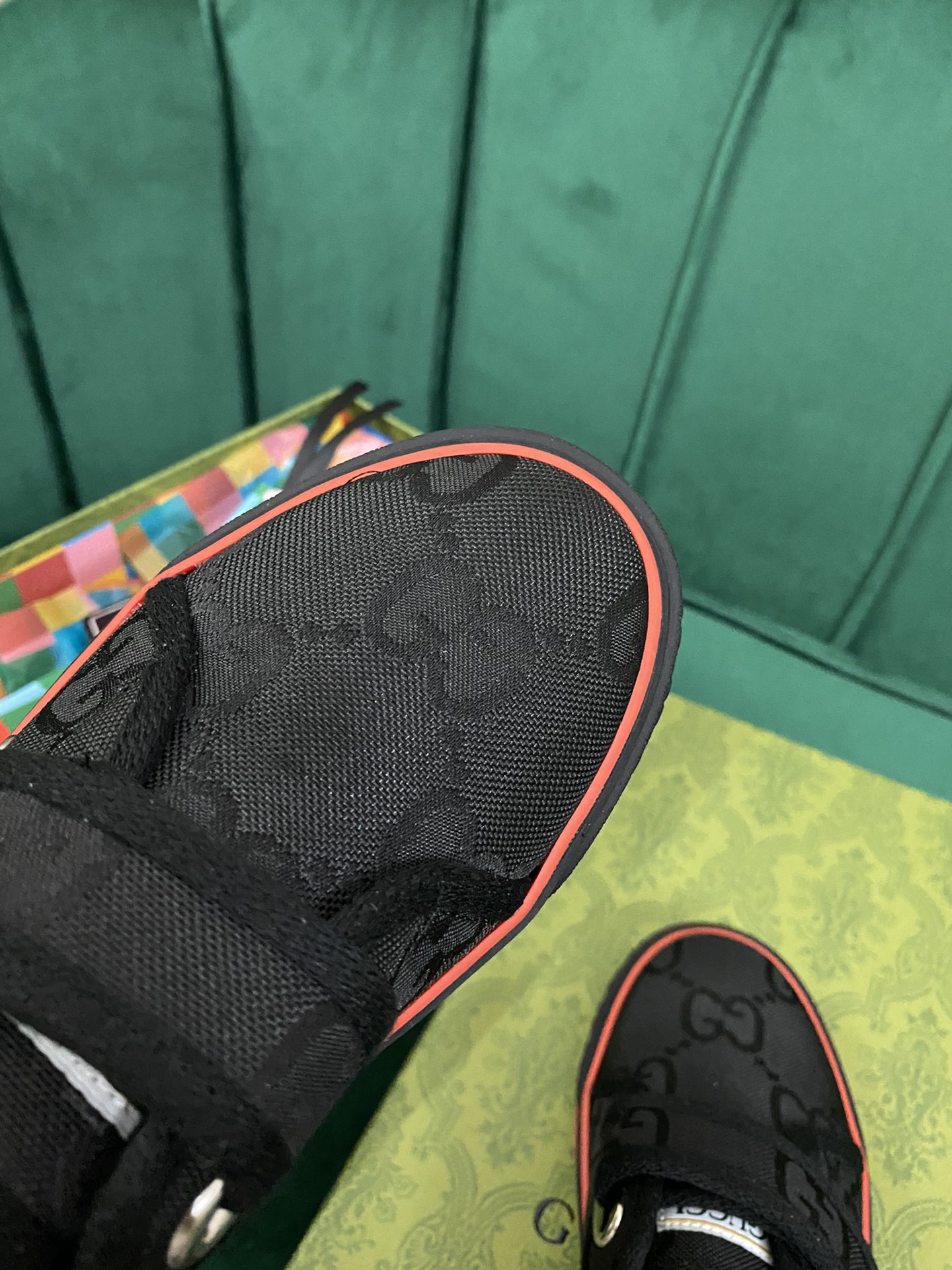 Versión superior. ¡Llegada Gucci tenis 1977 serie clásica izquierda zapatos de lona ...2022 modelos 