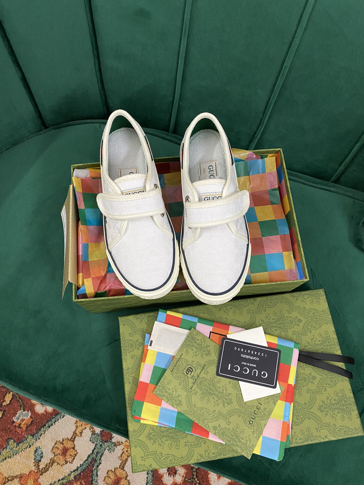 Versión superior. ¡Llegada Gucci tenis 1977 serie clásica izquierda zapatos de lona ...2022 modelos 