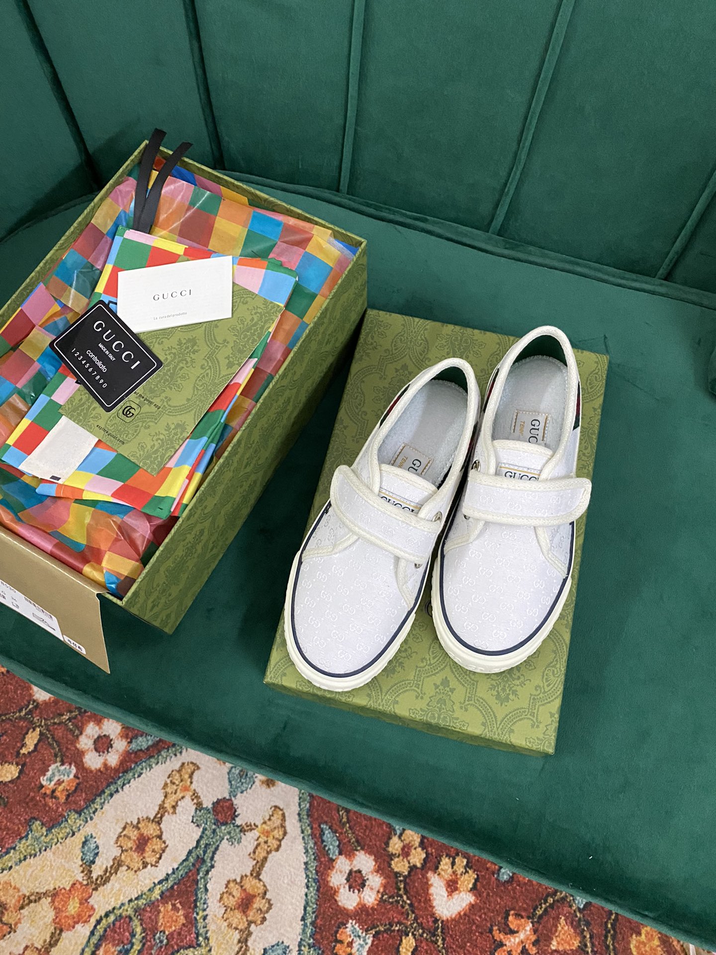 Versión superior. ¡Llegada Gucci tenis 1977 serie clásica izquierda zapatos de lona ...2022 modelos 
