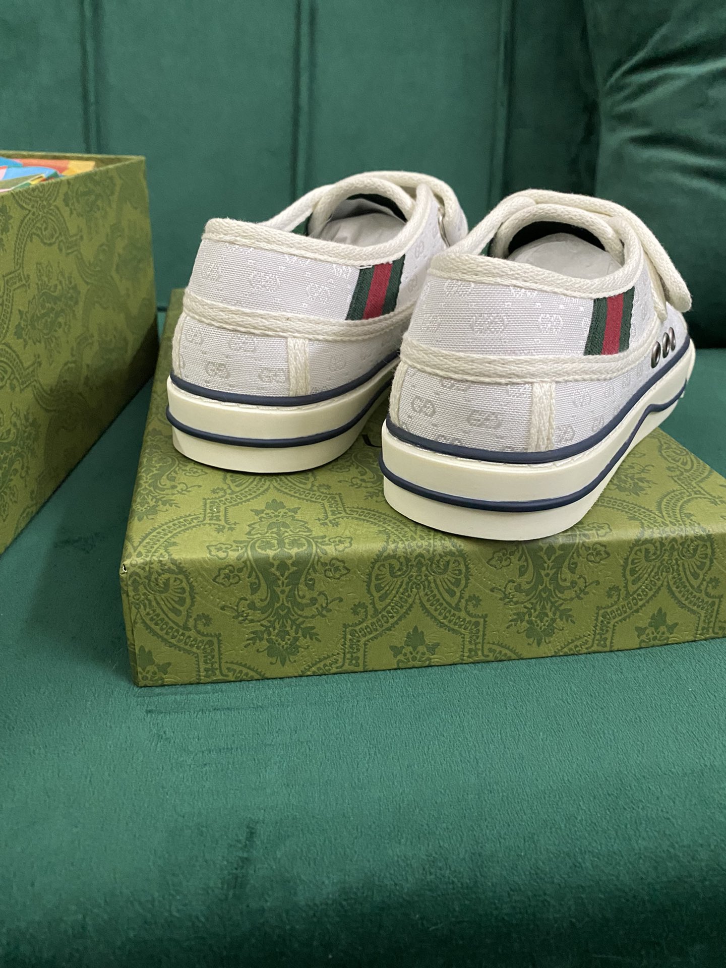 Versión superior. ¡Llegada Gucci tenis 1977 serie clásica izquierda zapatos de lona ...2022 modelos 