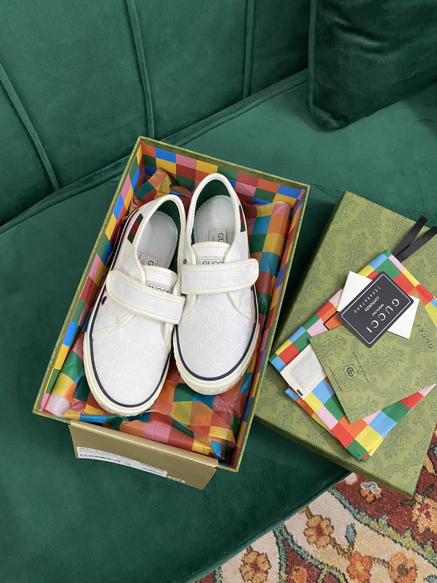 Versión superior. ¡Llegada Gucci tenis 1977 serie clásica izquierda zapatos de lona ...2022 modelos 