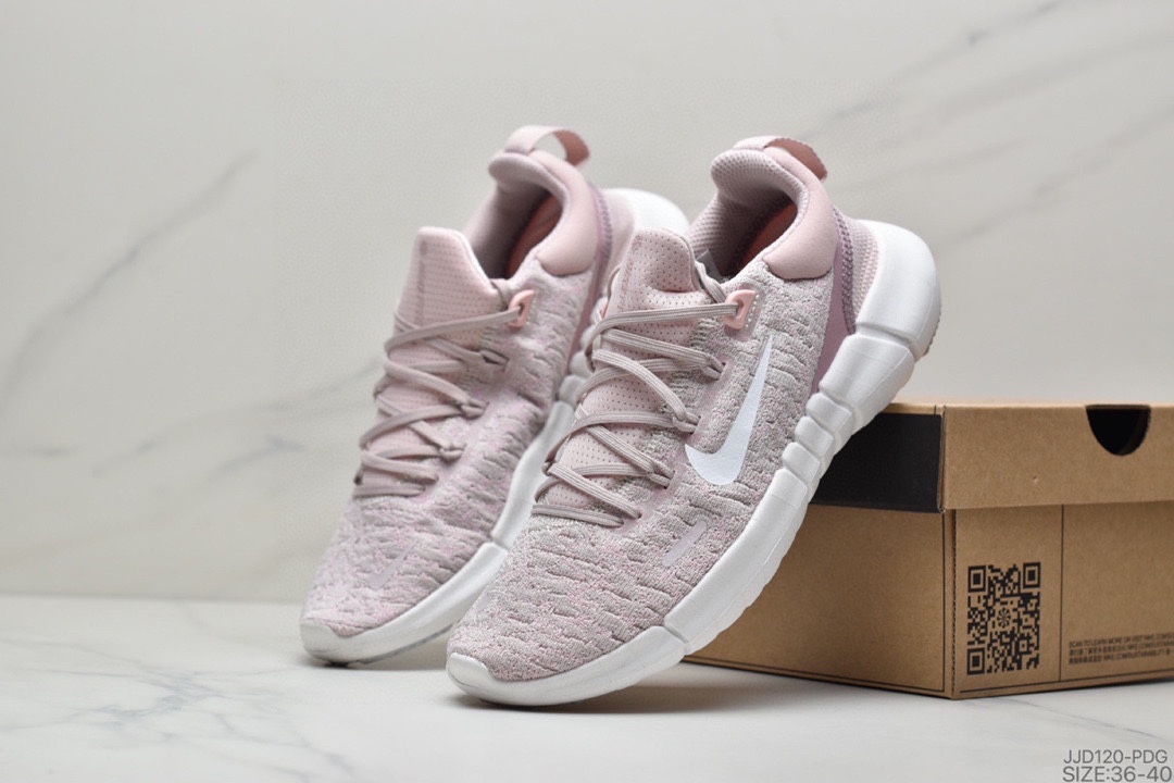130 真标耐克Nike Free RN Flyknit 2018 赤足5.0二代轻跑鞋 CZ1891-300