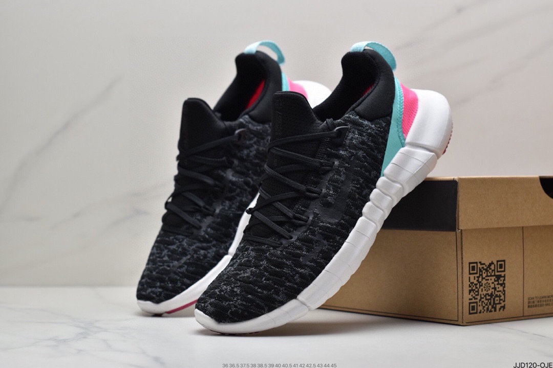 130 真标耐克Nike Free RN Flyknit 2018 赤足5.0二代轻跑鞋 CZ1891-300