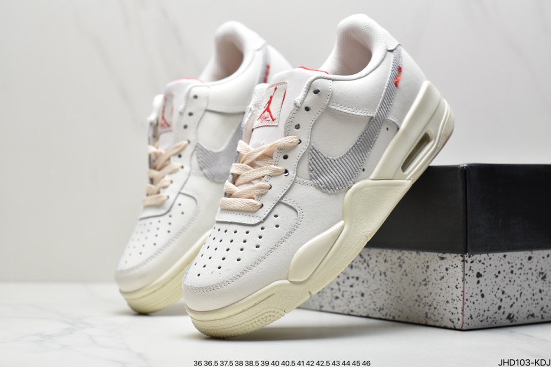 190 Aj4乔丹四代空军二合一 黑白绿勾配色 头层牛皮全称内置真气垫ZG9168-188