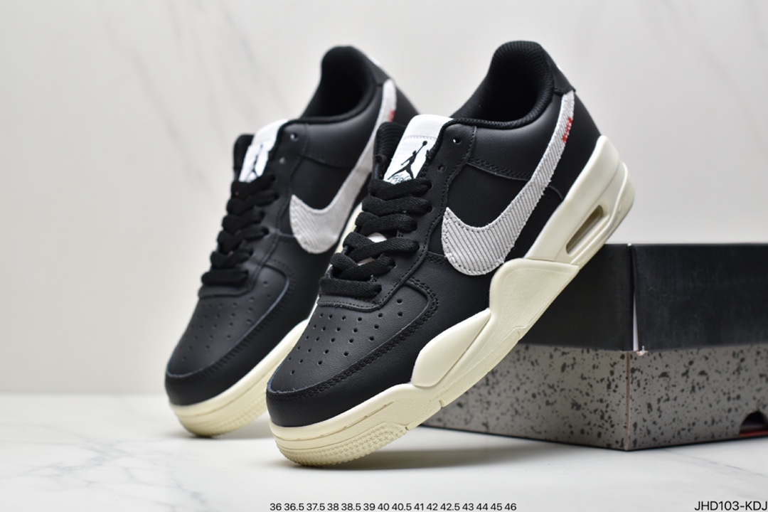 190 Aj4乔丹四代空军二合一 黑白绿勾配色 头层牛皮全称内置真气垫ZG9168-188