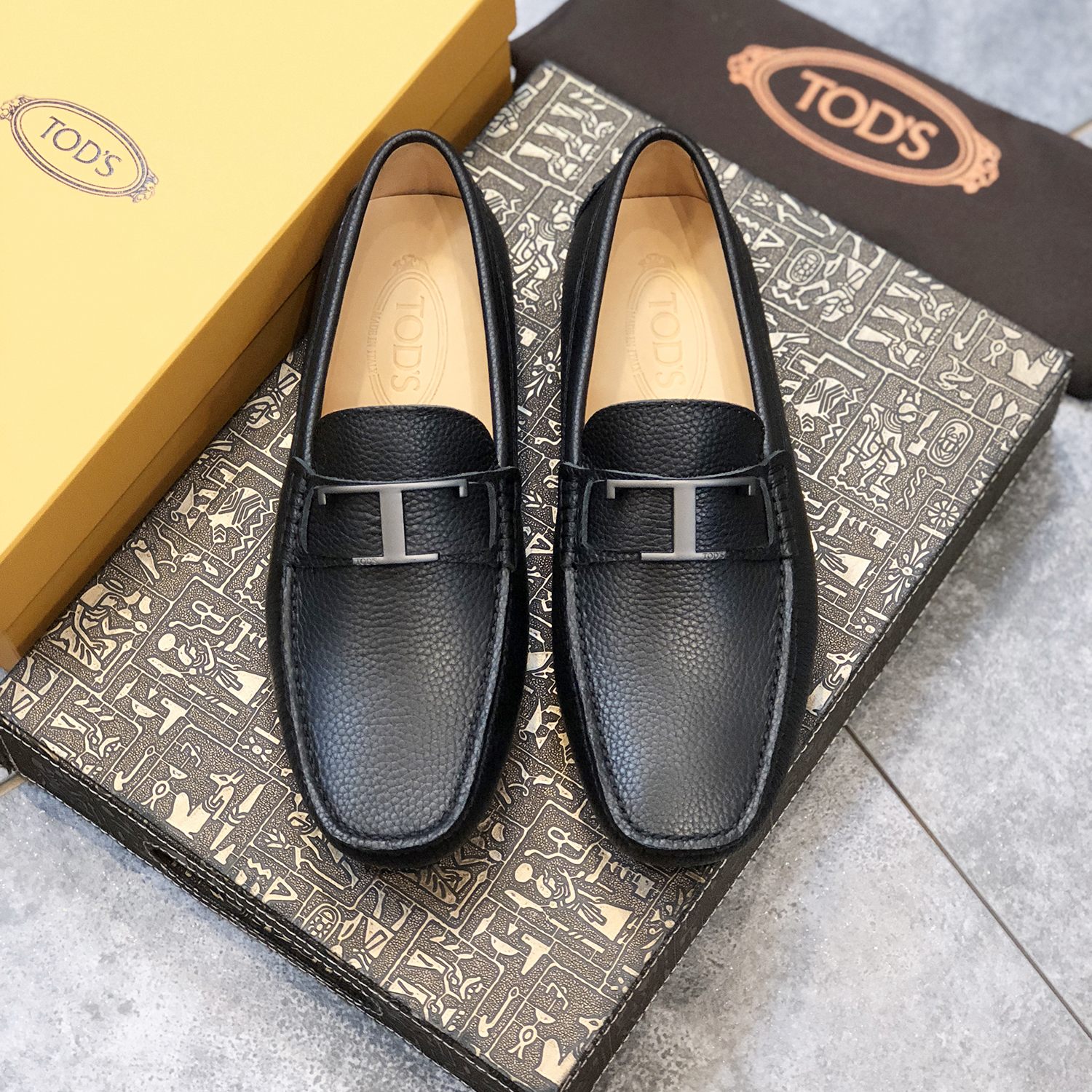 Men’s Bean Shoes: High Quality Counter-Sync Design, Sizes 38-45, Black, Original Packaging