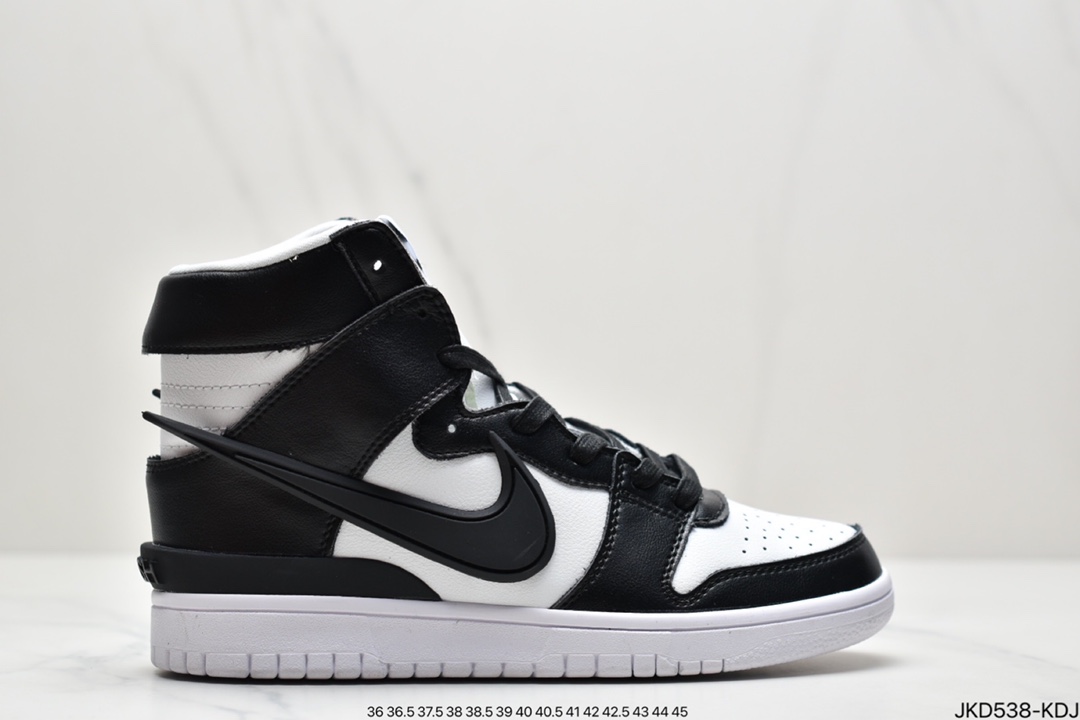 160 耐克AMBUSH x SB Dunk High SB滑板鞋高帮联名皇家蓝CU7544-600
