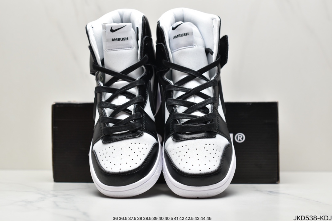 160 耐克AMBUSH x SB Dunk High SB滑板鞋高帮联名皇家蓝CU7544-600