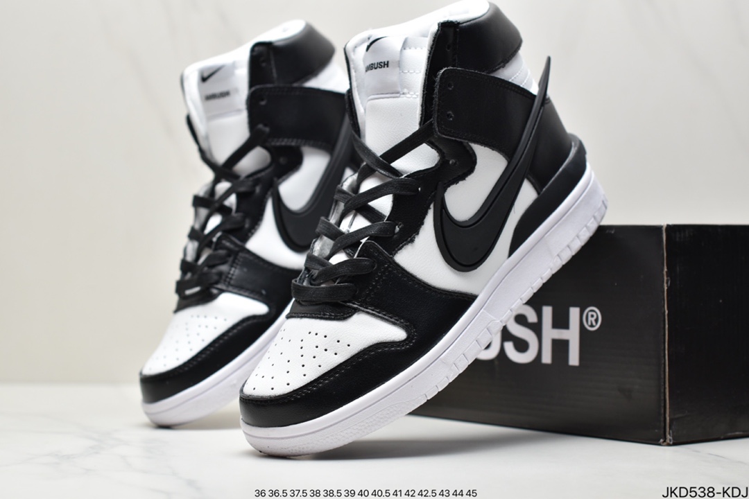 160 耐克AMBUSH x SB Dunk High SB滑板鞋高帮联名皇家蓝CU7544-600