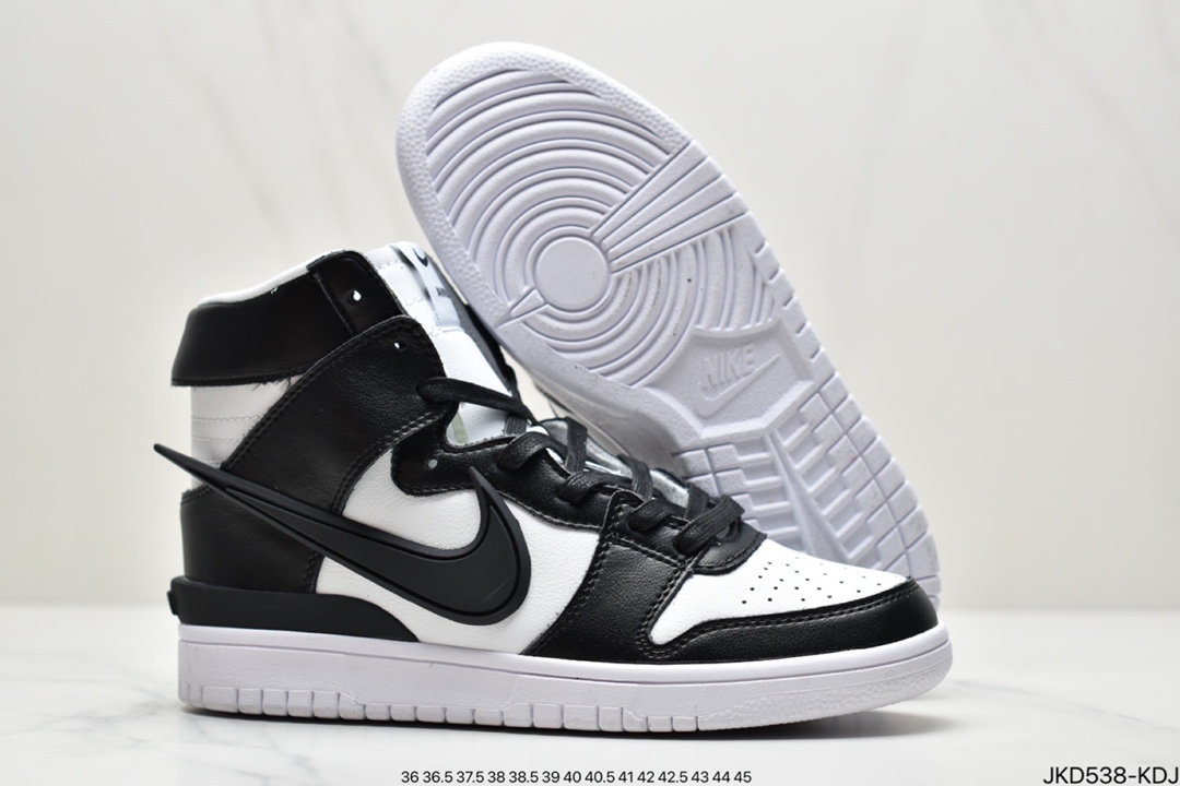 160 耐克AMBUSH x SB Dunk High SB滑板鞋高帮联名皇家蓝CU7544-600