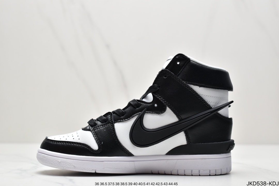 160 耐克AMBUSH x SB Dunk High SB滑板鞋高帮联名皇家蓝CU7544-600