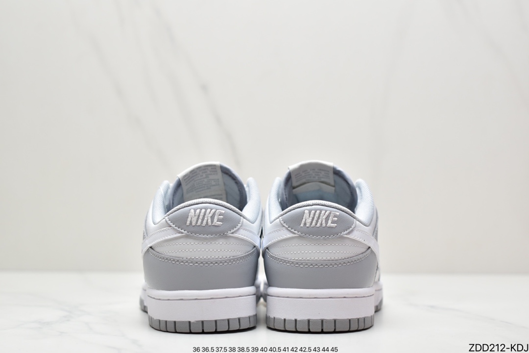 230 Nike SB Dunk Low Retro”Grey/White”扣篮系列低帮休闲运动滑板板鞋“皮革灰白烟灰”DJ6188-001