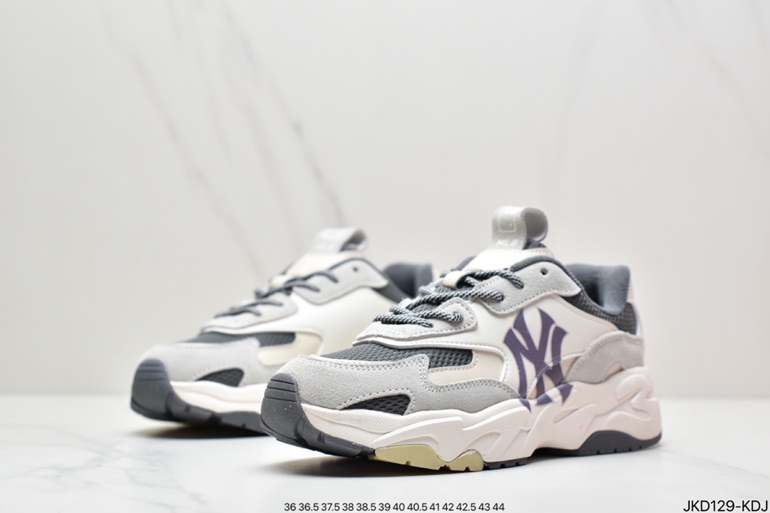 160 NY美国榄球洋基队限定 x MLB Big Ball Chunky LT厚底老爹厚底休闲运动慢跑鞋