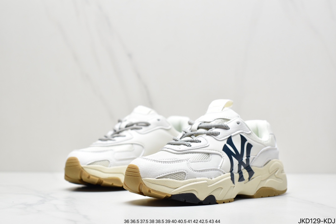 160 NY美国榄球洋基队限定 x MLB Big Ball Chunky LT厚底老爹厚底休闲运动慢跑鞋