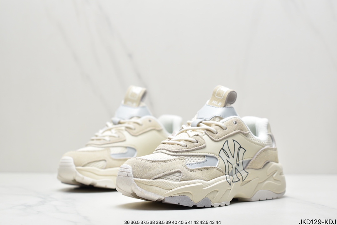160 NY美国榄球洋基队限定 x MLB Big Ball Chunky LT厚底老爹厚底休闲运动慢跑鞋