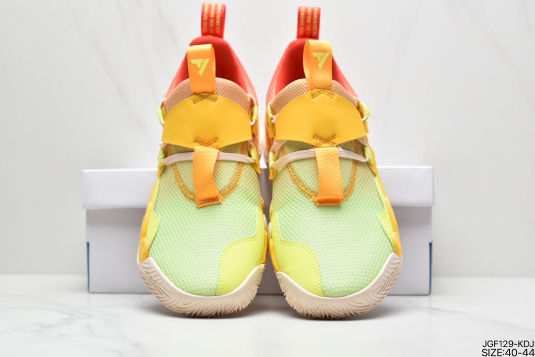 185 真标 亡灵节限定配色，阿迪达斯Adidas Trae Young 1”Cotton Candy”特雷·杨1代系列低帮缓震防滑透气运动文化篮球鞋“蓝粉棉花糖” ID：JGF129-KDJ