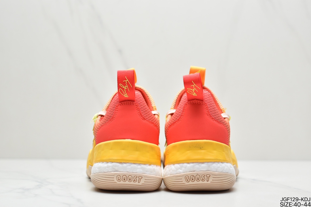 185 真标 亡灵节限定配色，阿迪达斯Adidas Trae Young 1”Cotton Candy”特雷·杨1代系列低帮缓震防滑透气运动文化篮球鞋“蓝粉棉花糖” ID：JGF129-KDJ