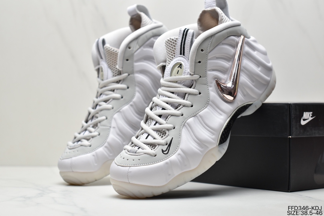 600 纯原 耐克NK Air Foamposite One ” Halloween ” 万圣节 银黑喷泡 CT2286-001