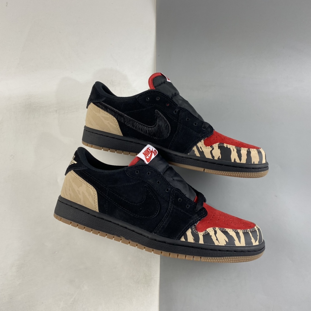 P400  SoleFly x Air Jordan 1 Low ” Carnivore ” AJ1乔1 低帮 联名款文化篮球鞋DN3400-001