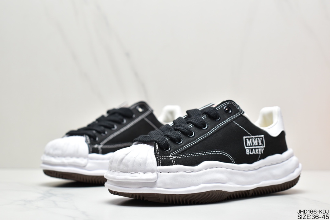 190 MMY/Maison MIHARA YASUHIRO Original Sole Canvas Low 变形溶解雪糕底低帮休闲百搭帆布板