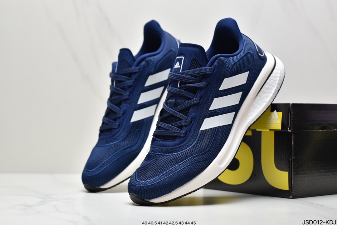 200 阿迪达斯Adidas Supernova Boost 2020 M超新星爆米花系列低帮轻量透气休闲运动鞋FV6035