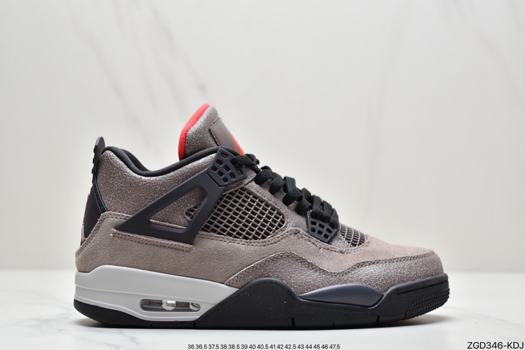 290 乔丹Air Jordan 4 RetroTaupe Haze 黑棕 摩卡 AJ4代中帮复古休闲篮球鞋DB0732-200