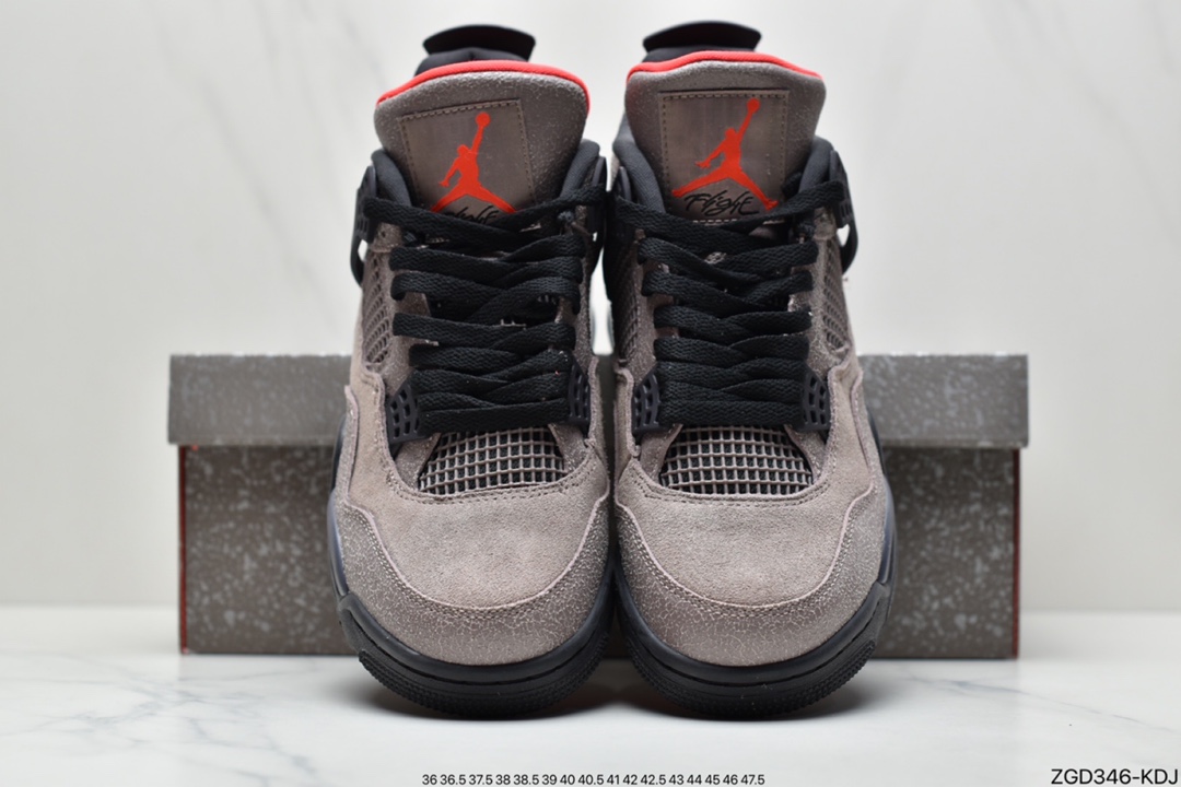 290 乔丹Air Jordan 4 RetroTaupe Haze 黑棕 摩卡 AJ4代中帮复古休闲篮球鞋DB0732-200